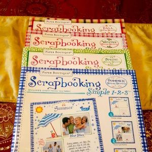 Paper Boutique Scrapbooking Set of 4 Books